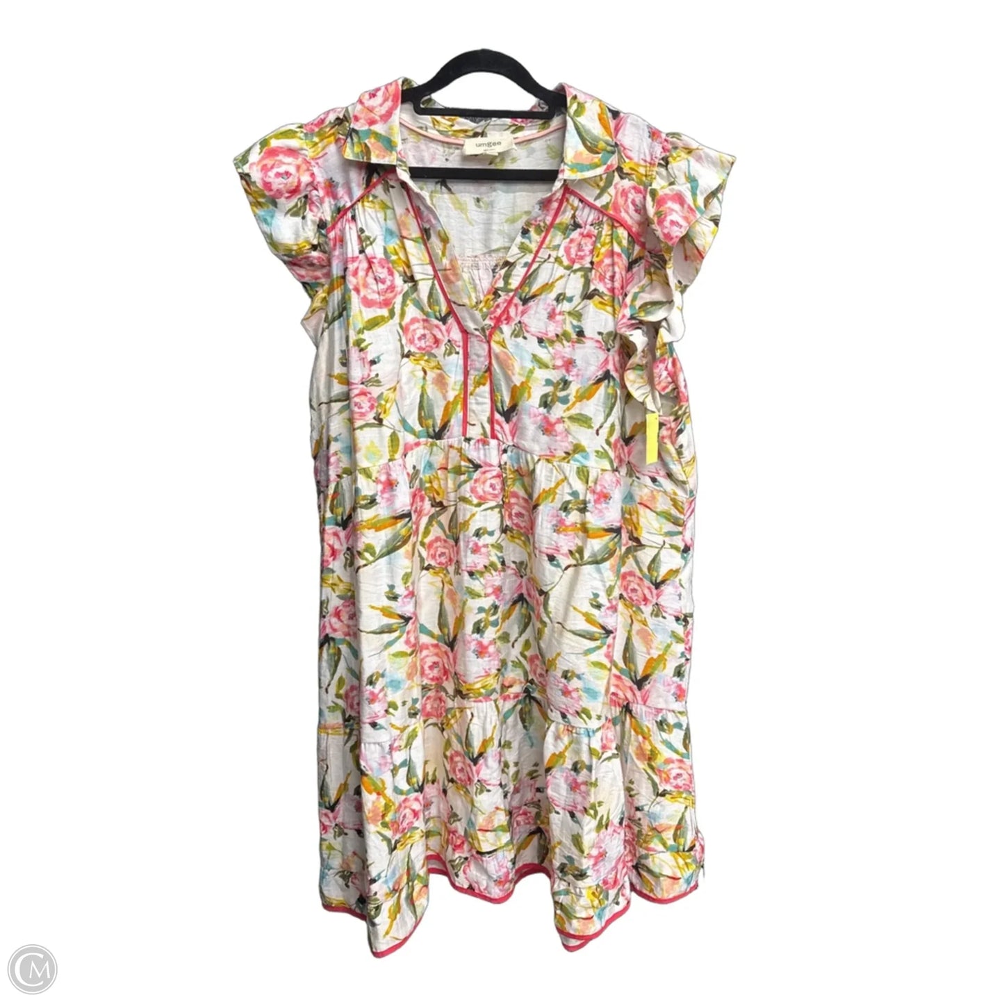 Dress Casual Short By Umgee In Floral Print, Size: 2x