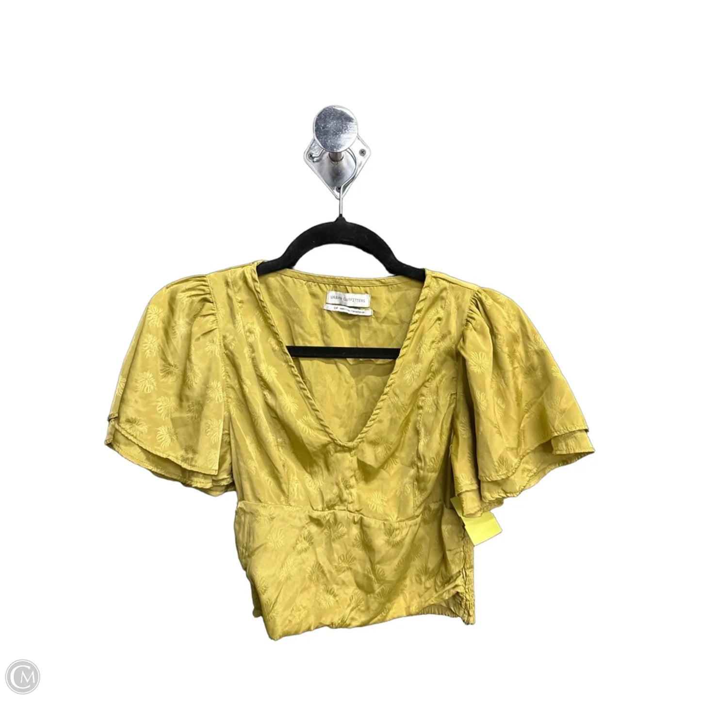 Top Short Sleeve By Urban Outfitters In Green, Size: S