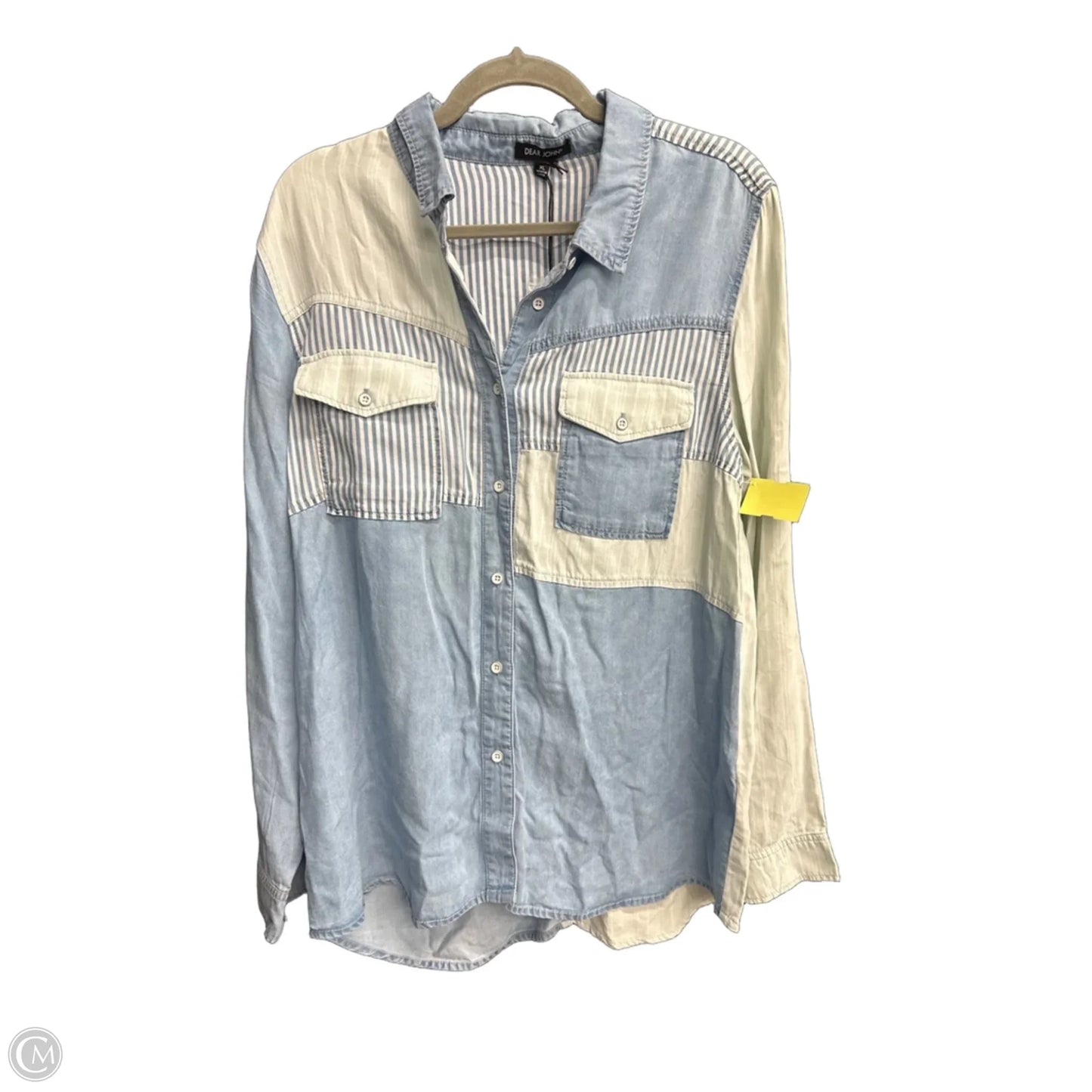 Top Long Sleeve By Dear John In Blue, Size: Xl