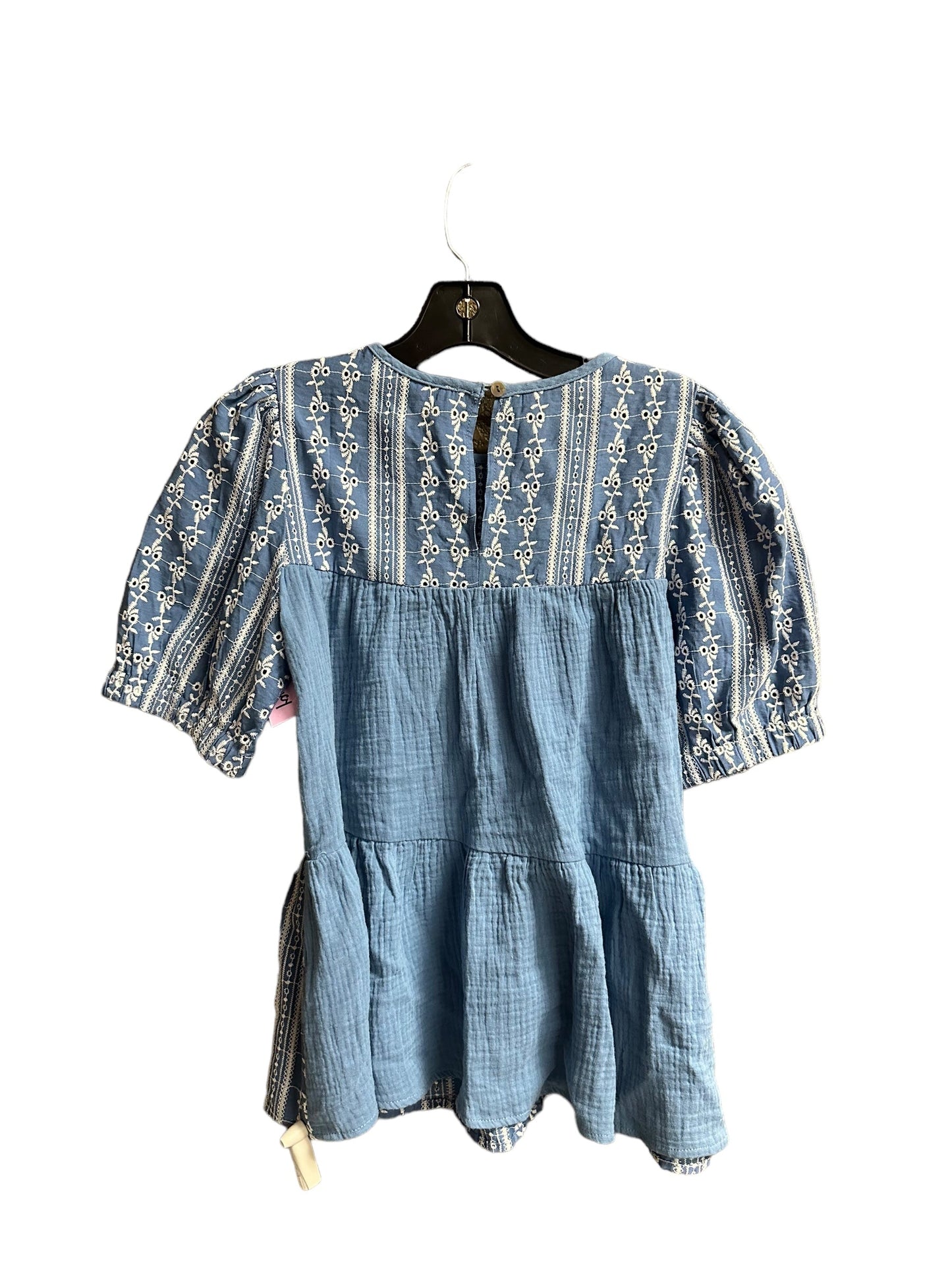 Blue Top Short Sleeve Thml, Size S