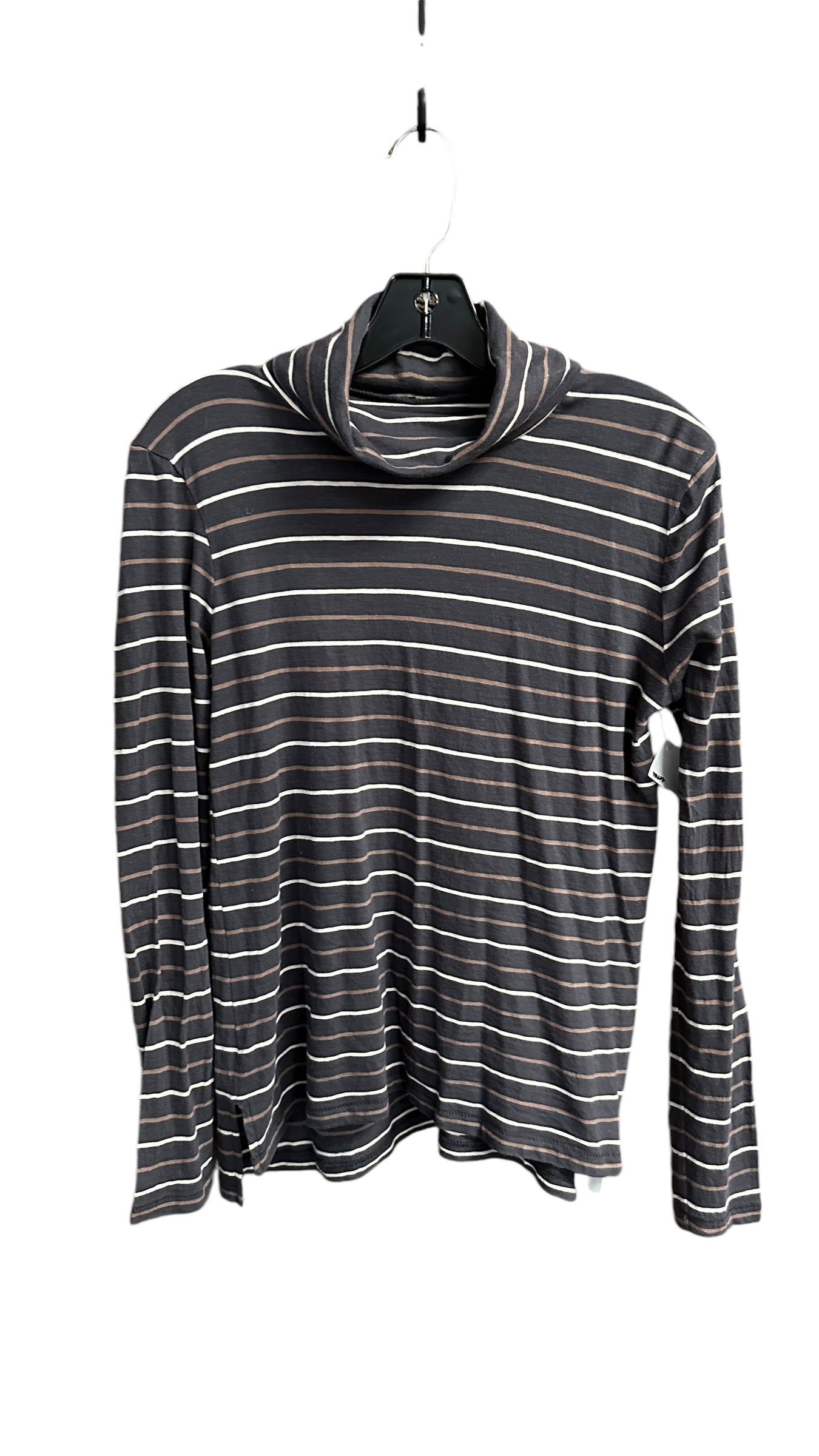 Top Long Sleeve By Madewell In Striped Pattern, Size: S