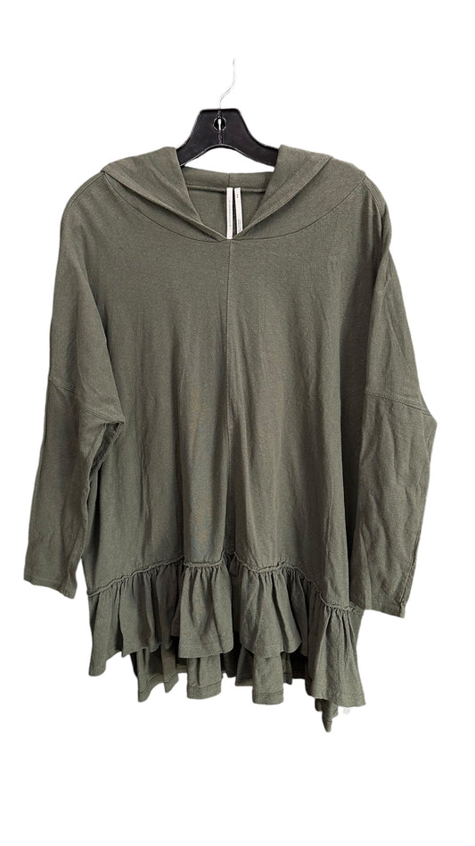 Top Long Sleeve By Anthropologie In Green, Size: M