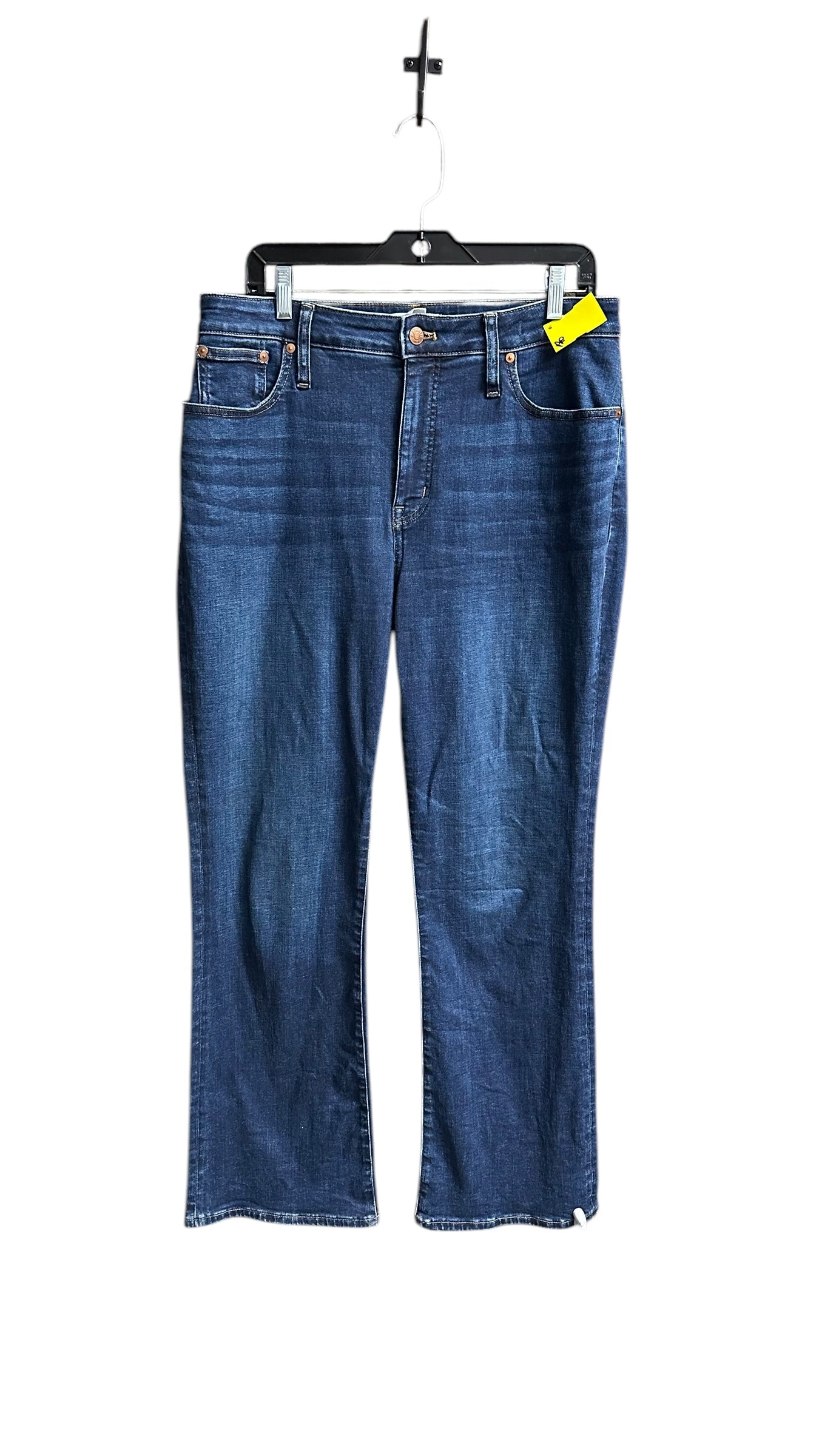 Jeans Straight By Madewell In Blue Denim, Size: 10