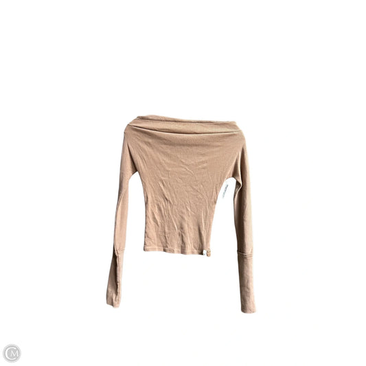 Top Long Sleeve By We The Free In Brown, Size: Xs