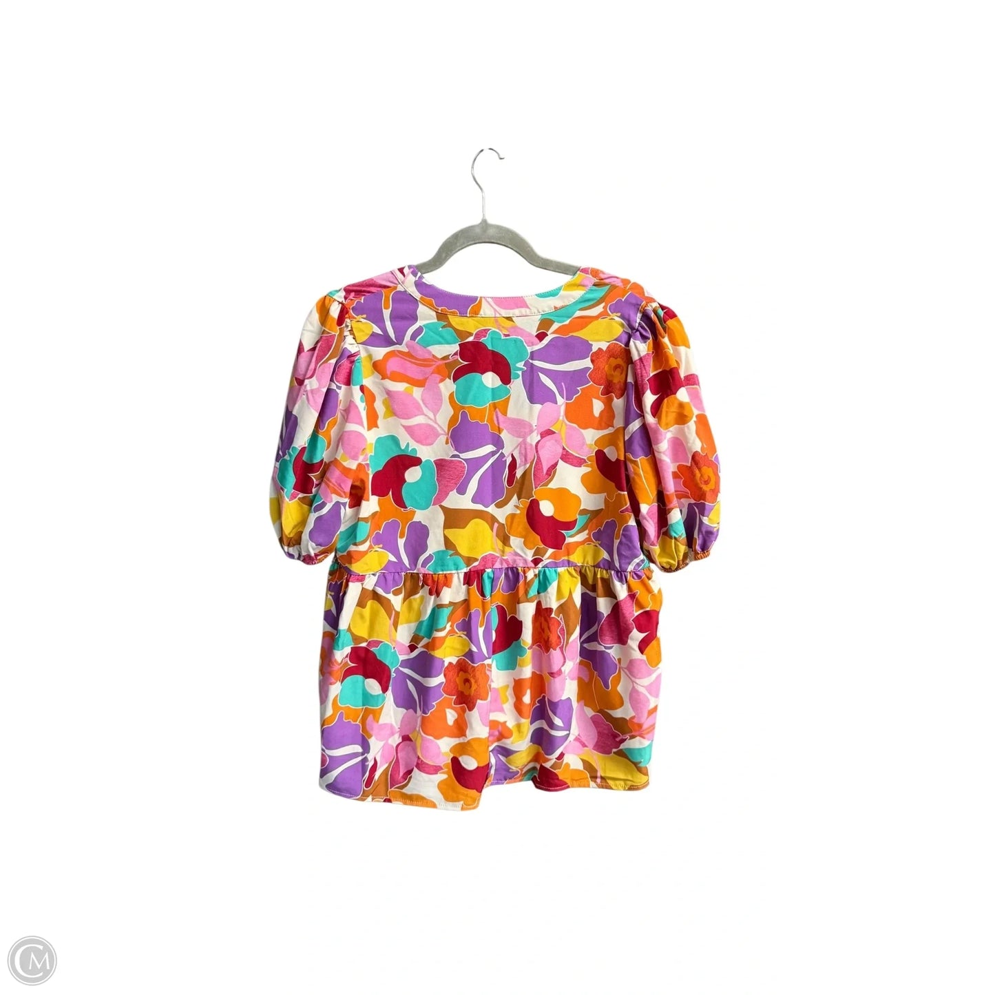 Top Short Sleeve By Umgee In Multi-colored, Size: M