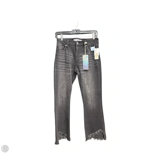 Jeans Flared By Liverpool In Black Denim, Size: 0