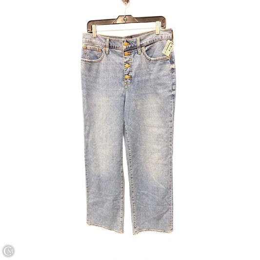 Jeans Straight By J. Crew In Blue Denim, Size: 8