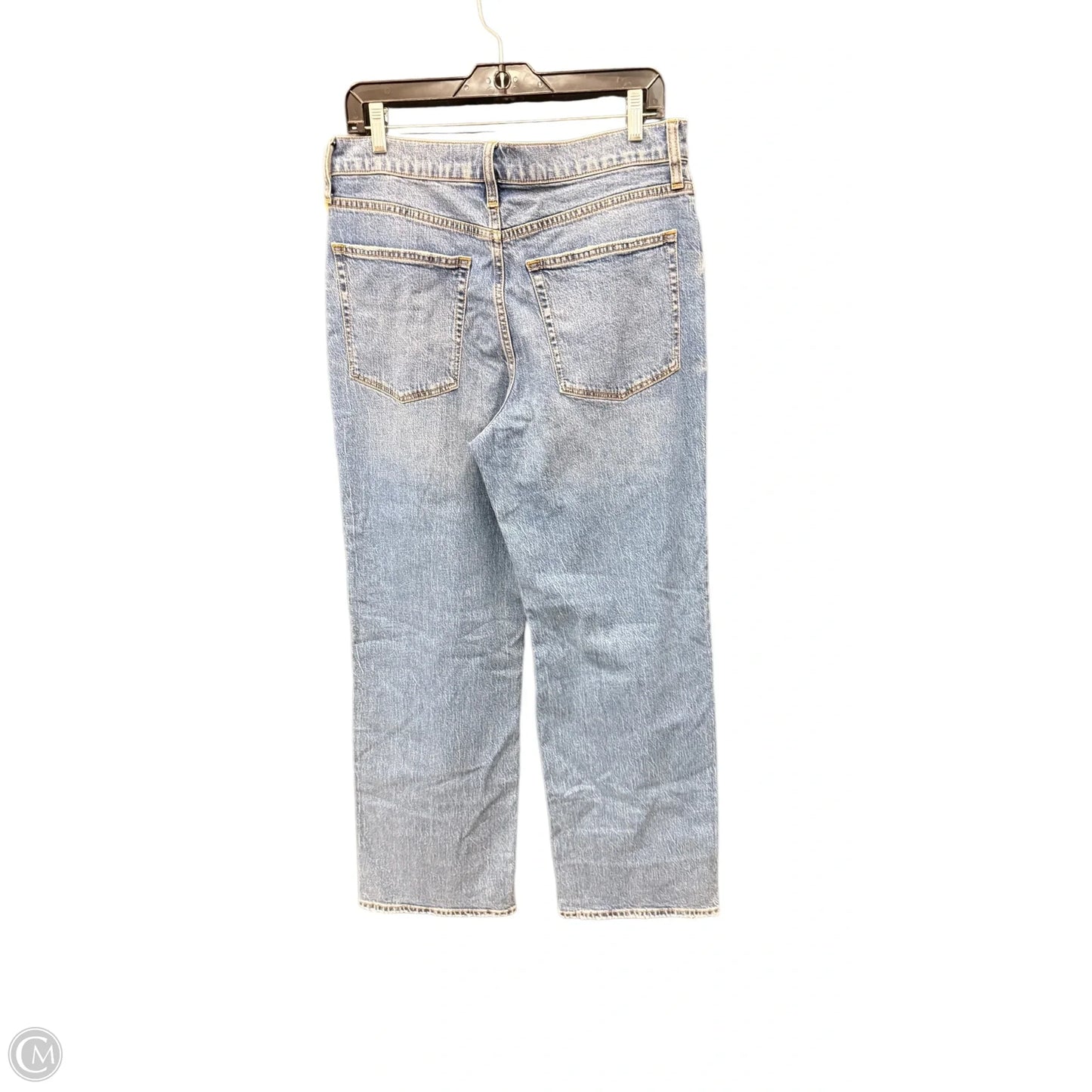 Jeans Straight By J. Crew In Blue Denim, Size: 8