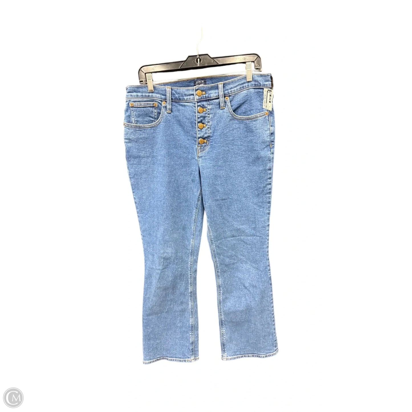 Jeans Straight By J. Crew In Blue Denim, Size: 8l