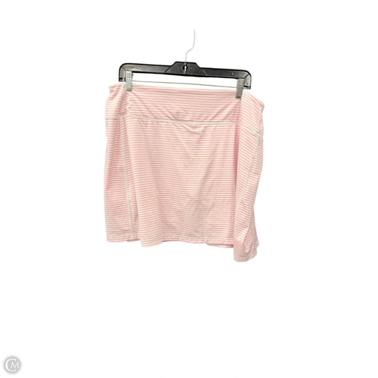 Athletic Skort By Vineyard Vines In Striped Pattern, Size: Xl