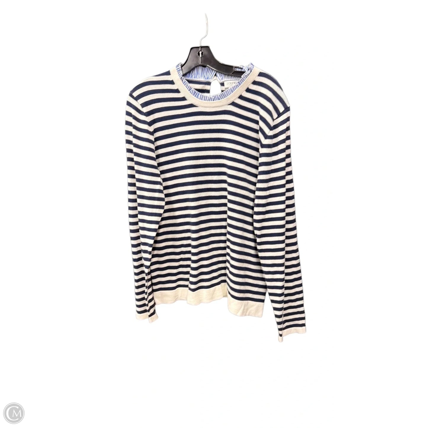 Top Long Sleeve By J. Crew In Striped Pattern, Size: Xl