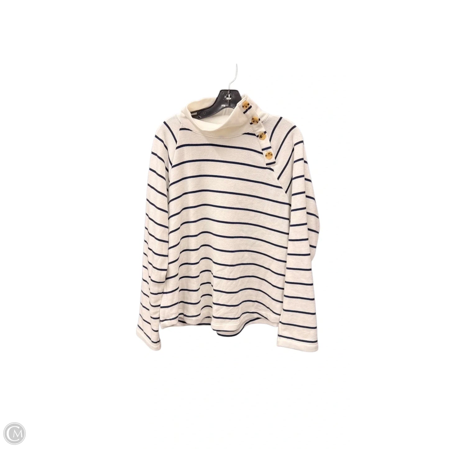 Top Long Sleeve By J. Crew In Striped Pattern, Size: Xl