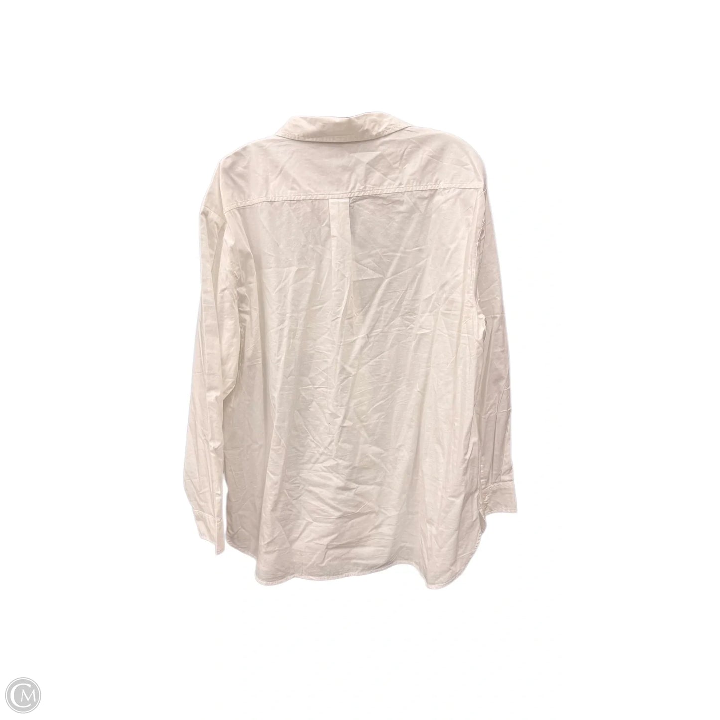 Top Long Sleeve By J. Crew In White, Size: L