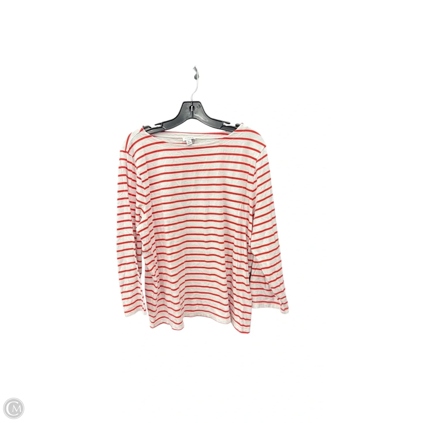 Top Long Sleeve By J. Crew In Striped Pattern, Size: Xl