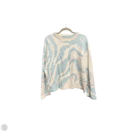 Sweater By Sleeping On Snow In Blue & White, Size: L