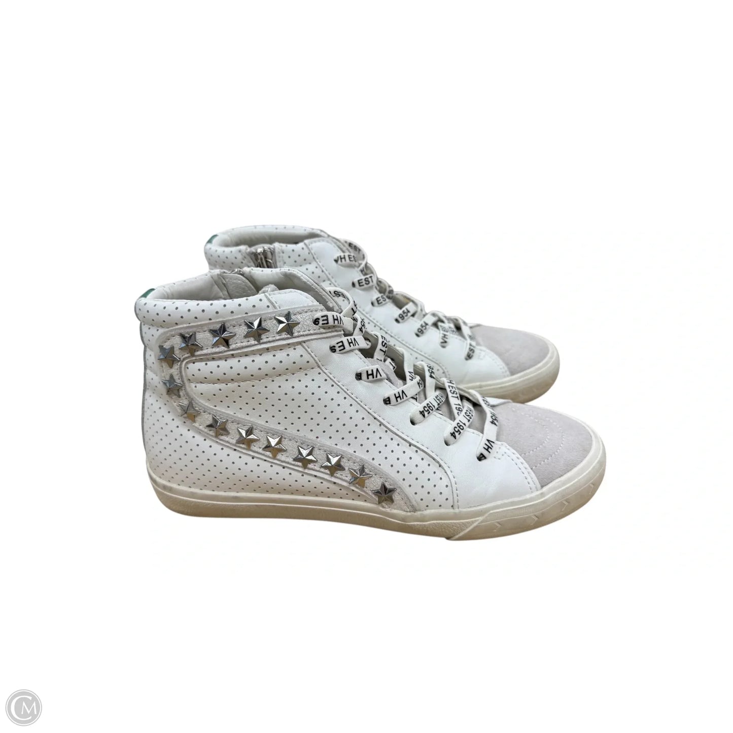 Shoes Sneakers By Vintage Havana In Green & White, Size: 8