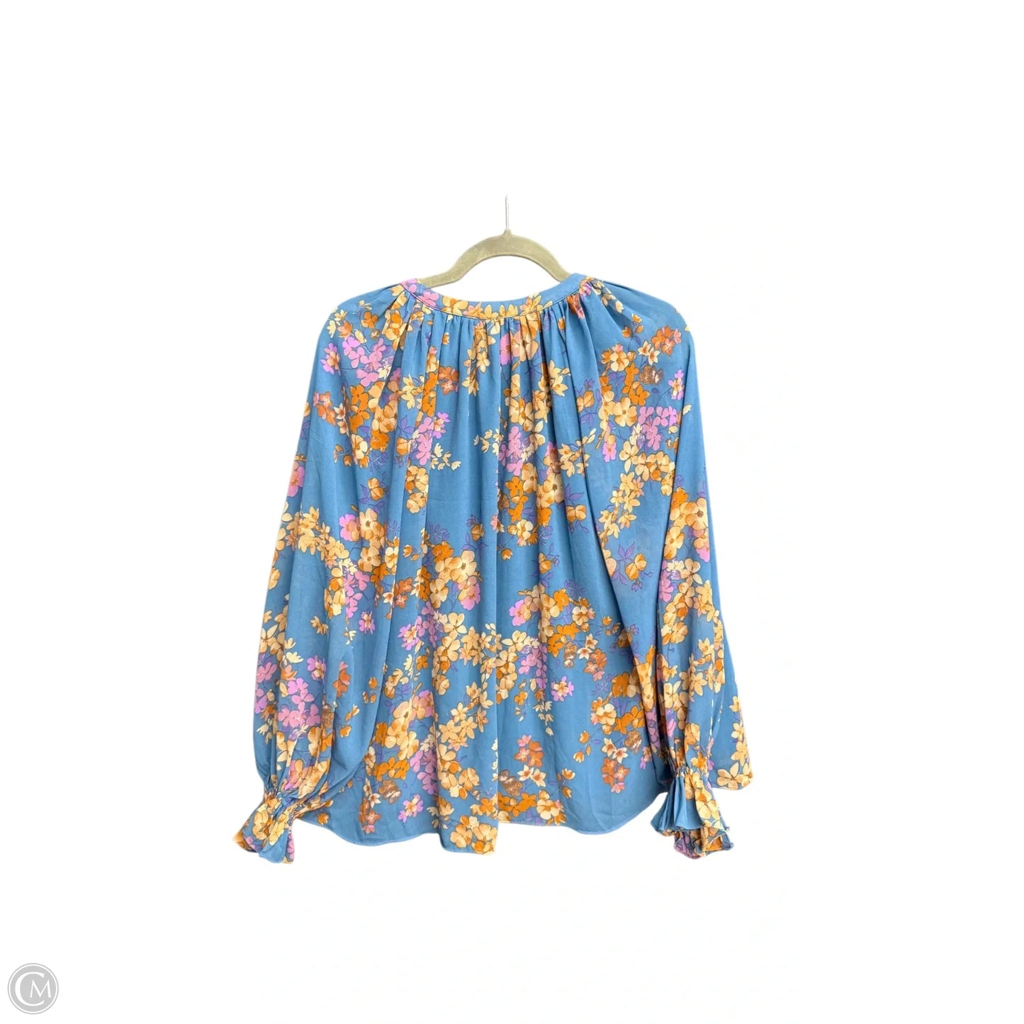 Top Long Sleeve By Entro In Floral Print, Size: S