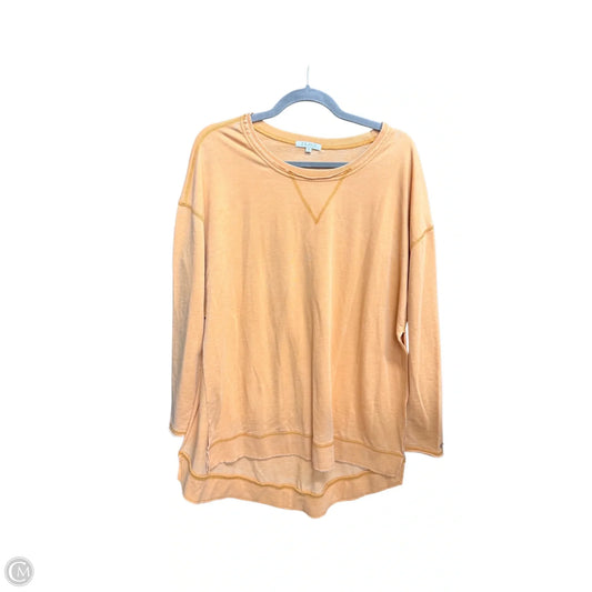 Top Long Sleeve By Z Supply In Yellow, Size: Xs