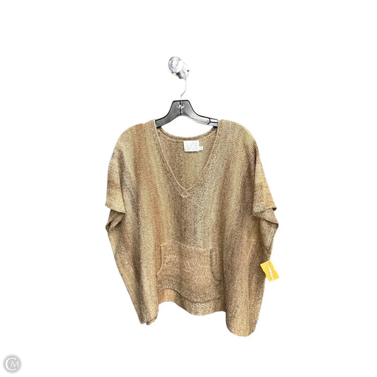 Sweater Short Sleeve By Michael Stars In Brown, Size: Xs