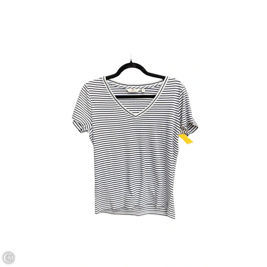 Top Short Sleeve By Vineyard Vines In Striped Pattern, Size: M