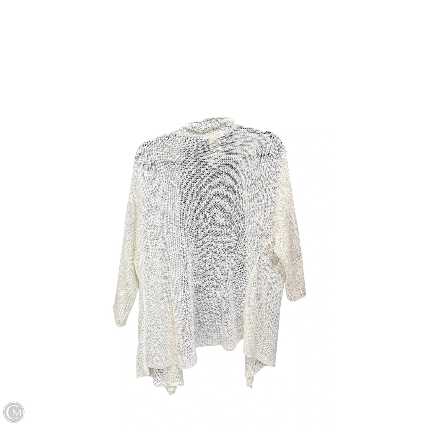 Cardigan By Clothes Mentor In Cream, Size: L