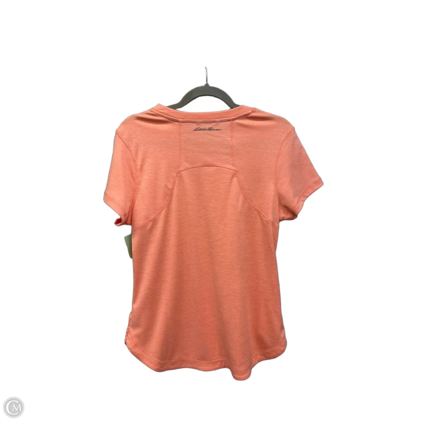 Athletic Top Short Sleeve By Eddie Bauer In Coral, Size: S
