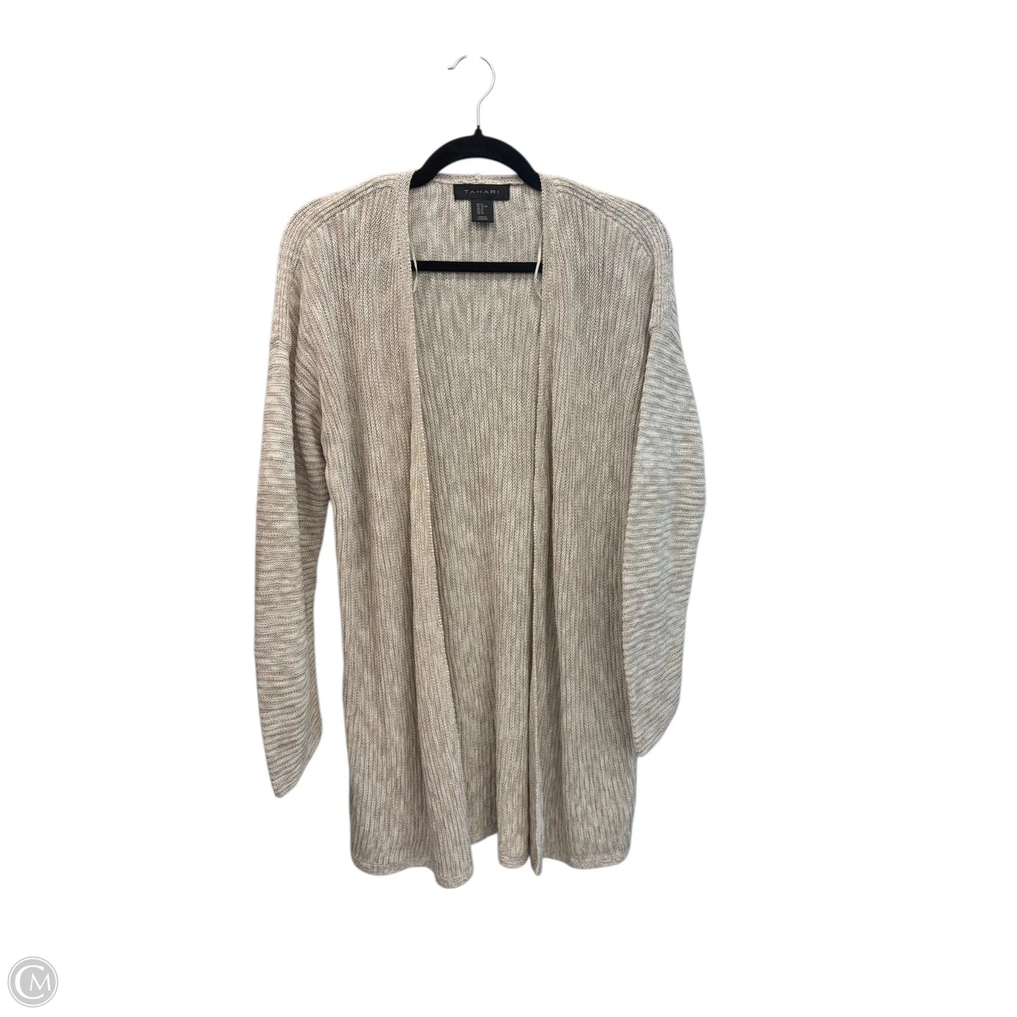 Cardigan By Tahari In Cream, Size: Xl