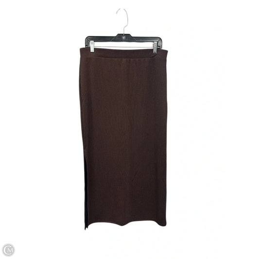 Skirt Midi By Old Navy In Brown, Size: 12