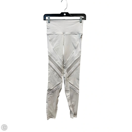 Athletic Leggings By Alo In White, Size: S