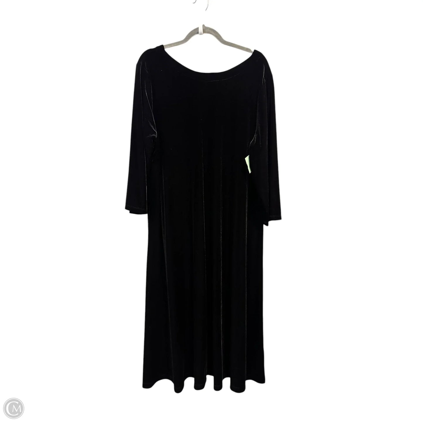 Dress Casual Maxi By Chicos In Black, Size: 2x