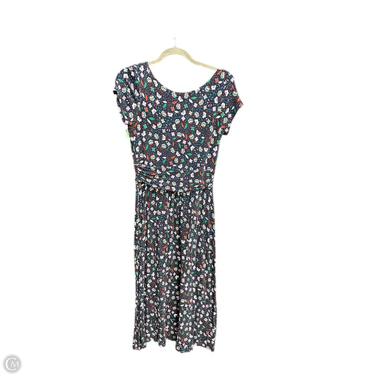 Dress Casual Midi By Boden In Floral Print, Size: S