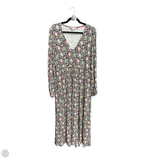 Dress Casual Maxi By Boden In Floral Print, Size: L