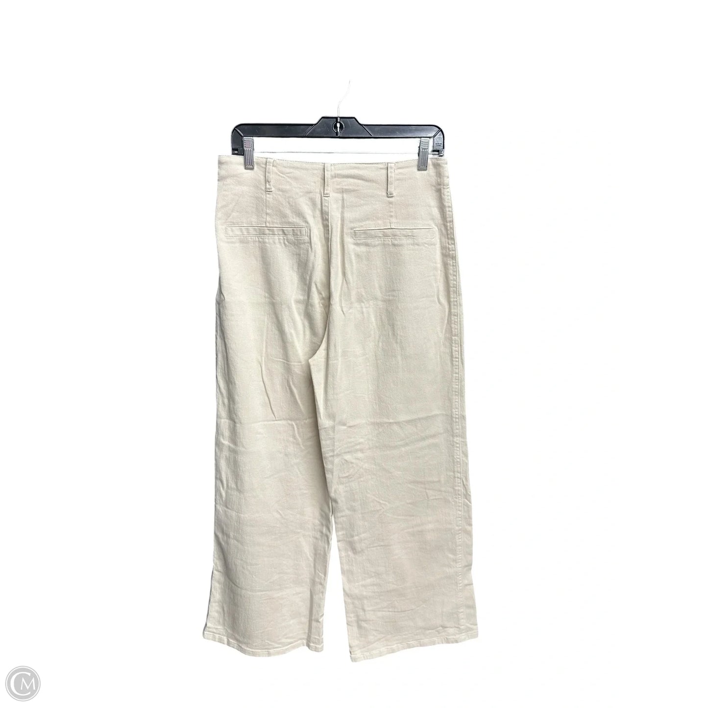 Jeans Straight By Entro In Cream Denim, Size: 12