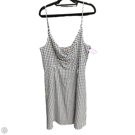 Dress Casual Short By Loft In Checkered Pattern, Size: Xl