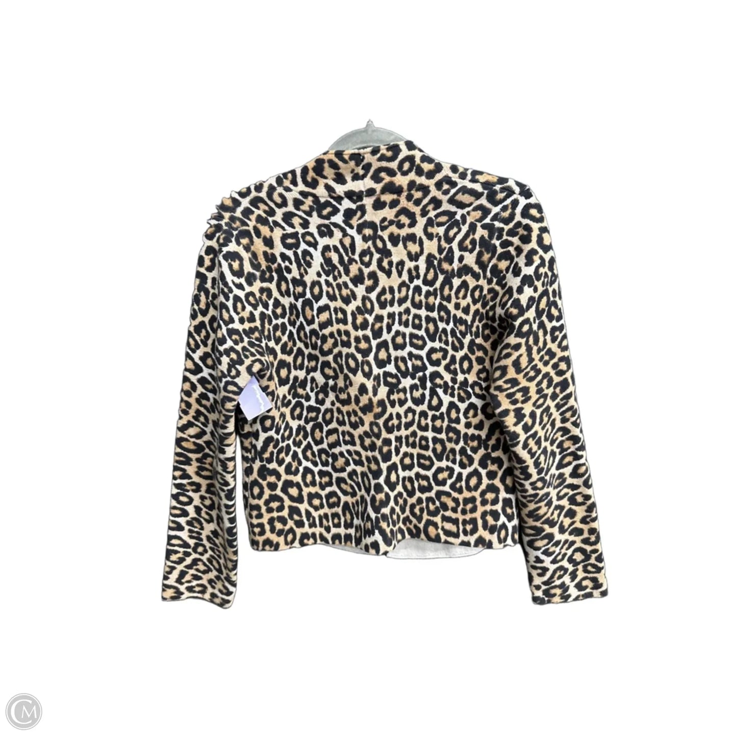 Cardigan By Chicos In Animal Print, Size: S