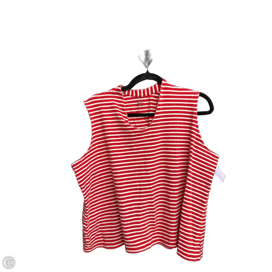 Tank Top By Kim Rogers In Striped Pattern, Size: Xl