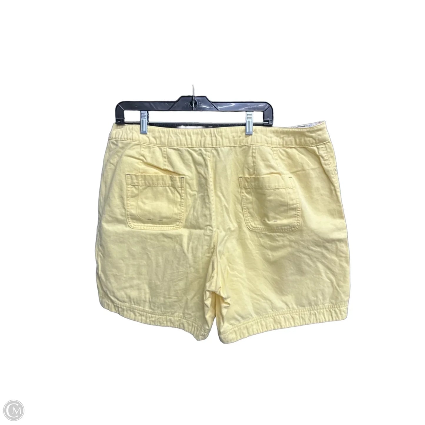 Shorts By Natural Reflections In Yellow, Size: 18