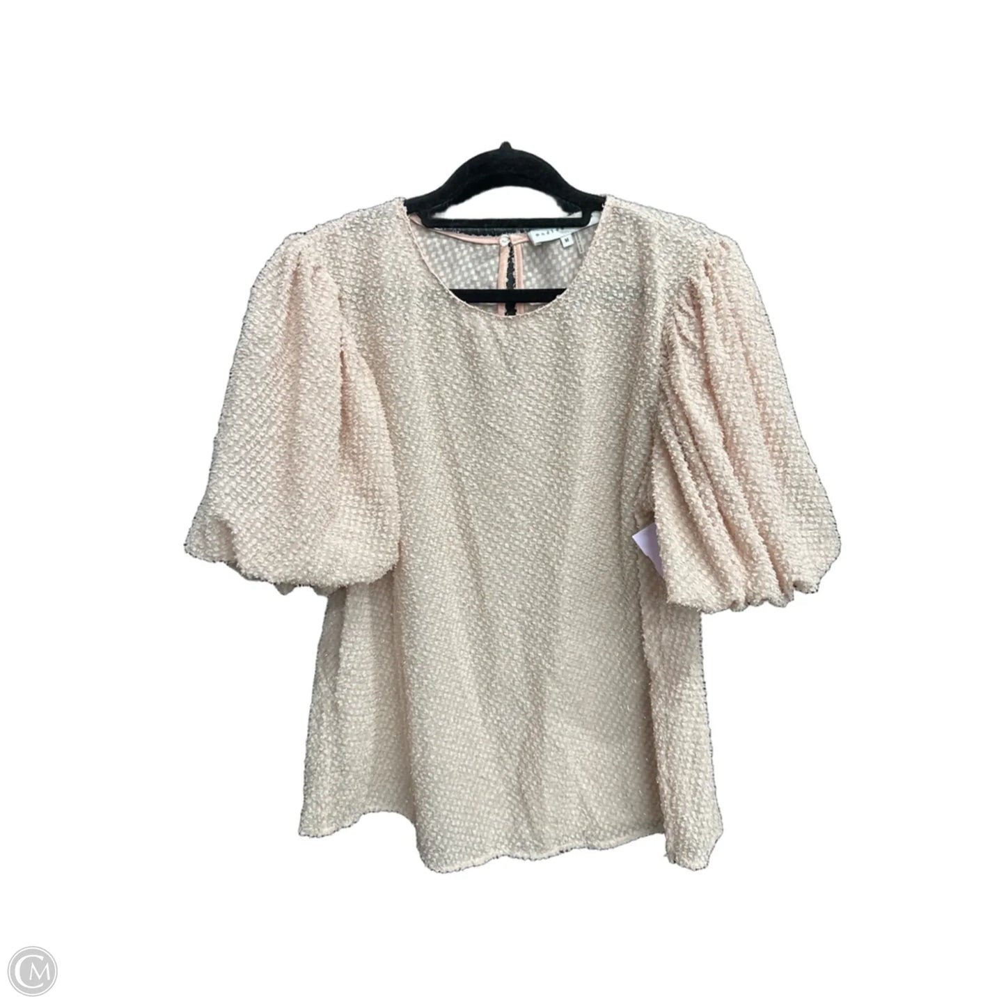 Top Short Sleeve By Endless Rose In Pink, Size: M