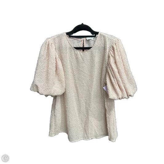 Top Short Sleeve By Endless Rose In Pink, Size: M