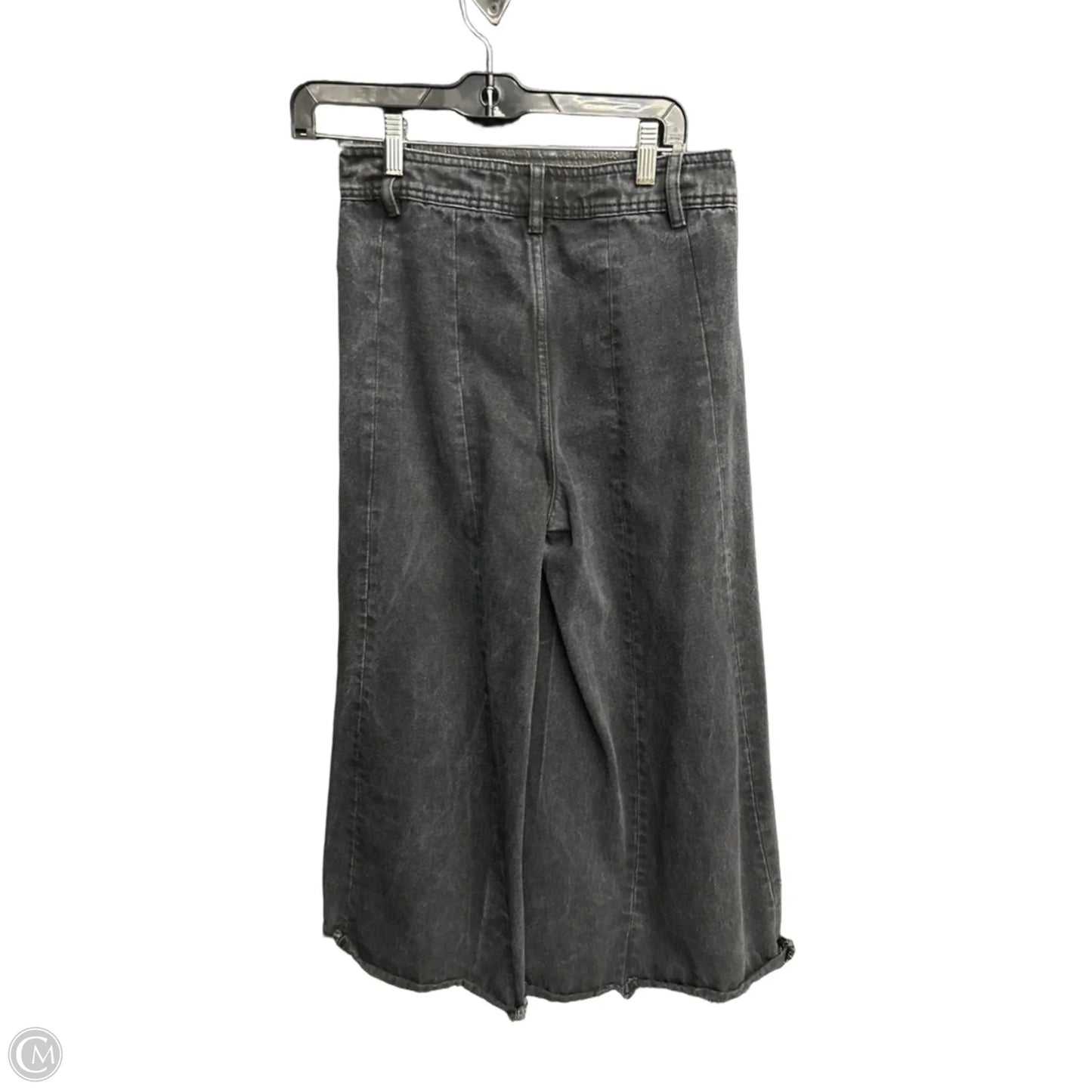 Jeans Flared By Clothes Mentor In Black Denim, Size: 4