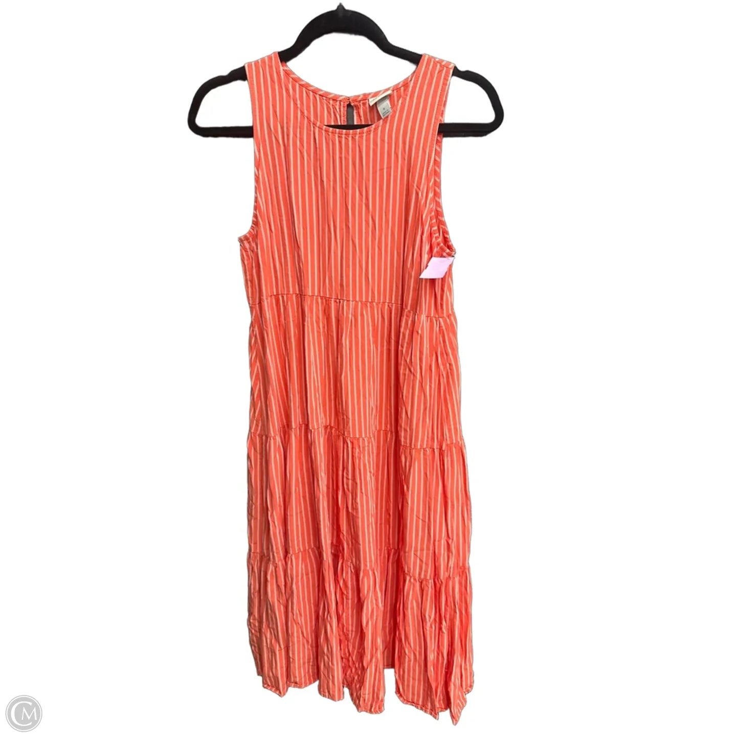 Dress Casual Midi By A New Day In Striped Pattern, Size: S