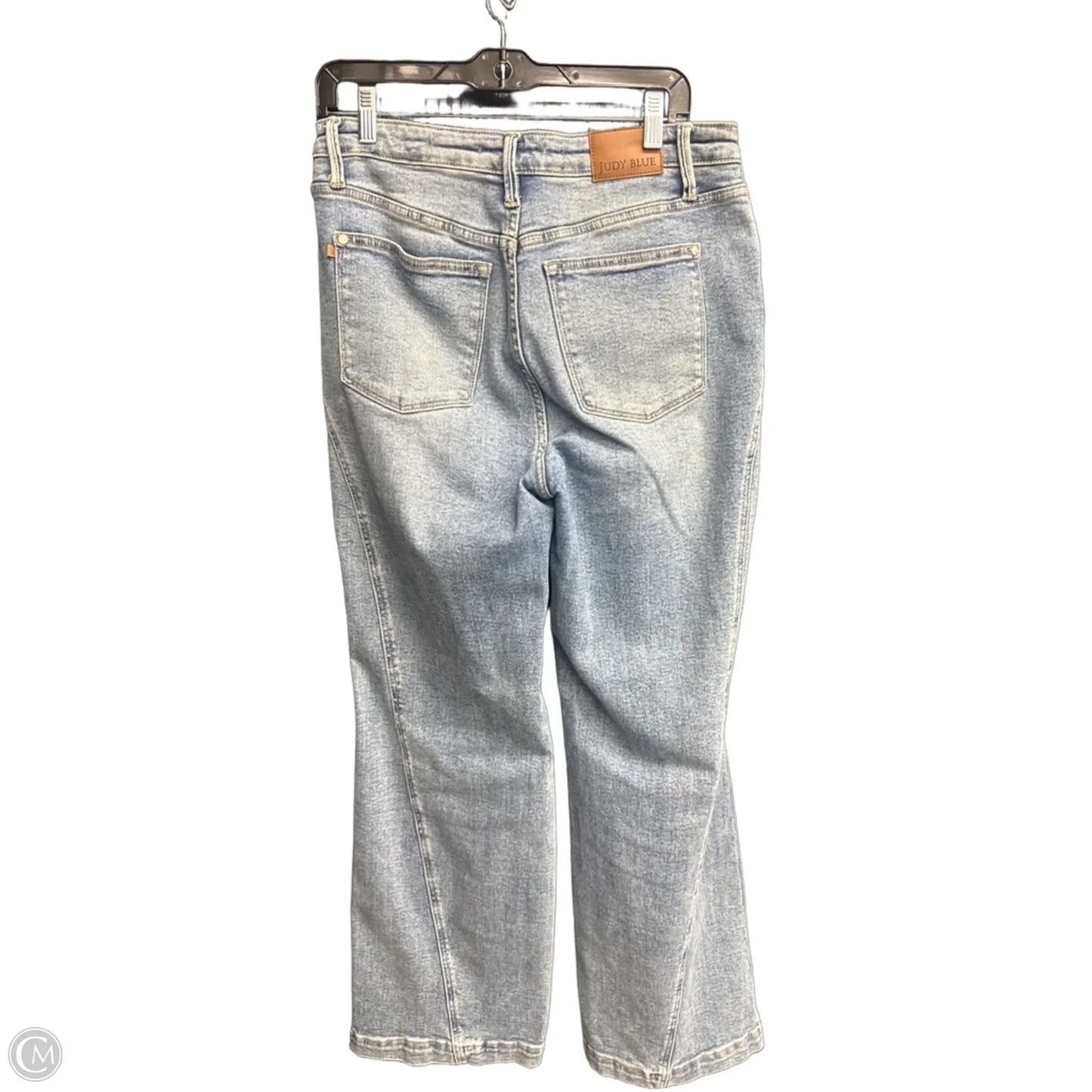 Jeans Wide Leg By Judy Blue In Blue Denim, Size: 10