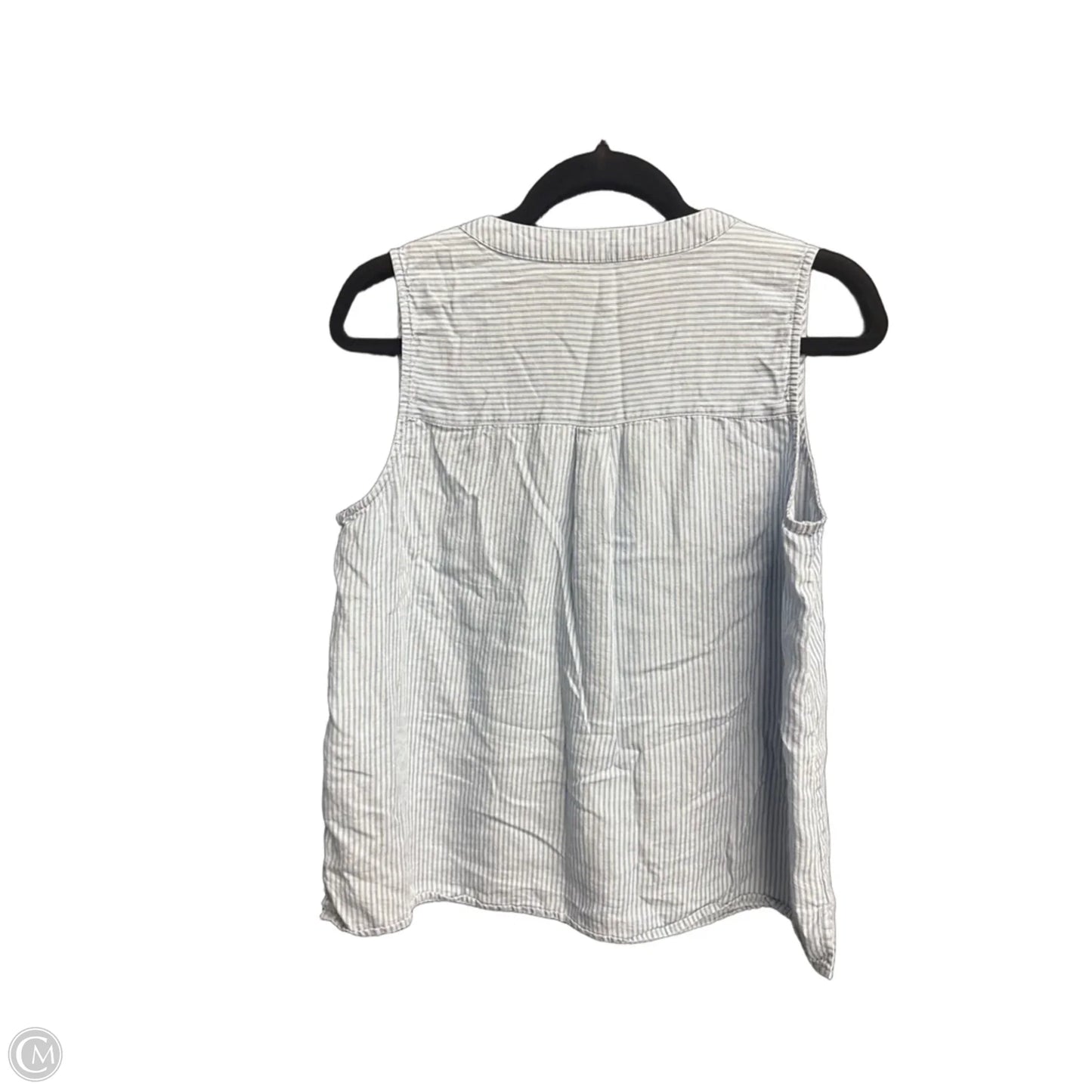 Top Sleeveless By Clothes Mentor In Striped Pattern, Size: M