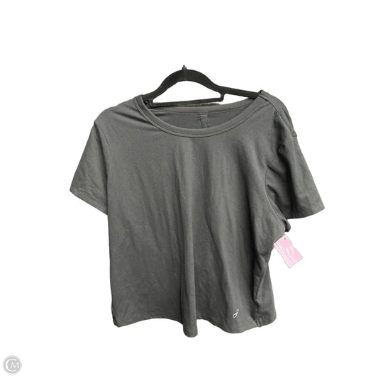 Athletic Top Short Sleeve By Freely In Black, Size: S