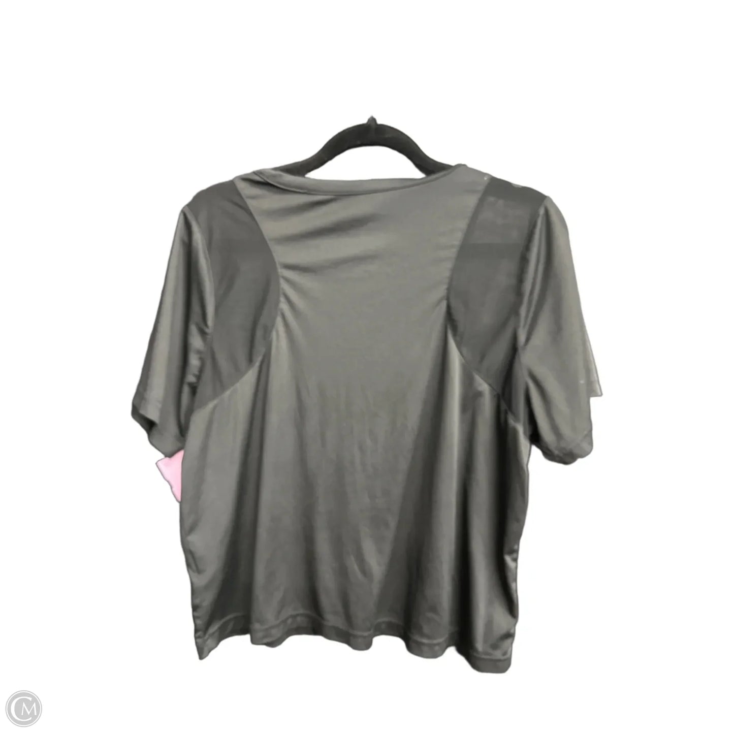 Athletic Top Short Sleeve By Nike In Black, Size: M