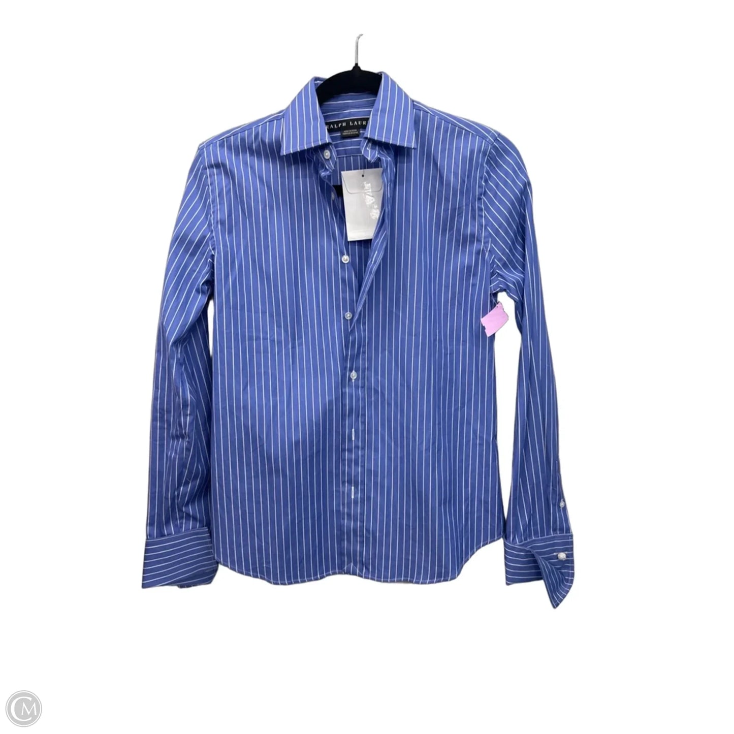 Top Long Sleeve By Ralph Lauren In Striped Pattern, Size: S
