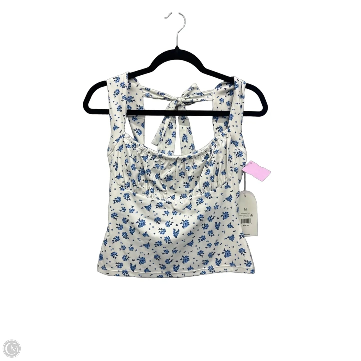 Athletic Tank Top By Clothes Mentor In Floral Print, Size: M