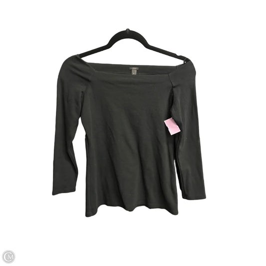 Top Long Sleeve By J. Crew In Black, Size: S