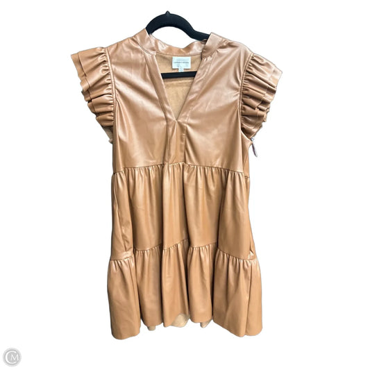 Dress Casual Short By Clothes Mentor In Brown, Size: M