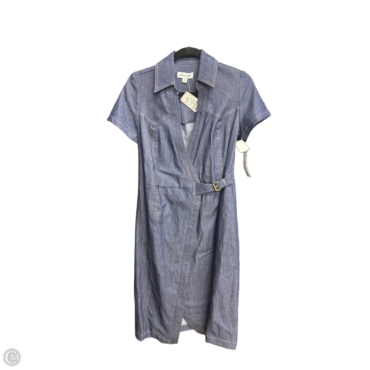 Dress Casual Short By Shelby And Palmer In Blue Denim, Size: M